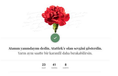 A­t­a­t­ü­r­k­ ­’­e­ ­o­l­a­n­ ­m­e­s­a­j­ı­n­ı­ ­b­i­r­ ­k­a­r­a­n­f­i­l­l­e­ ­b­i­r­l­i­k­t­e­ ­y­o­l­l­a­m­a­ ­ş­a­n­s­ı­n­ı­ ­k­a­ç­ı­r­m­a­!­
